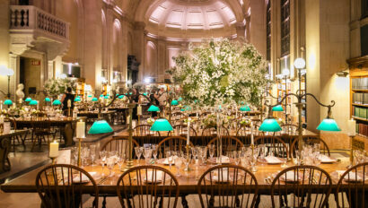 Boston Public Library Wedding. Designed by JWennes Events.