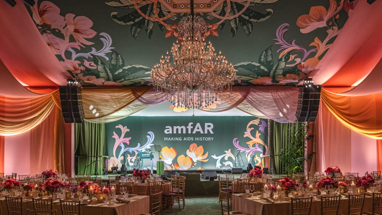 amfAR Palm Beach Gala, 2024. Designed by JWennes Events.