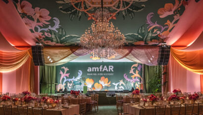 amfAR Palm Beach Gala, 2024. Designed by JWennes Events.
