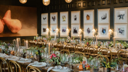 Aspen Food and Wine Weekend - Epicurean Passport Weekend Dinner at the Hotel Jerome. Designed by JWennes Events.