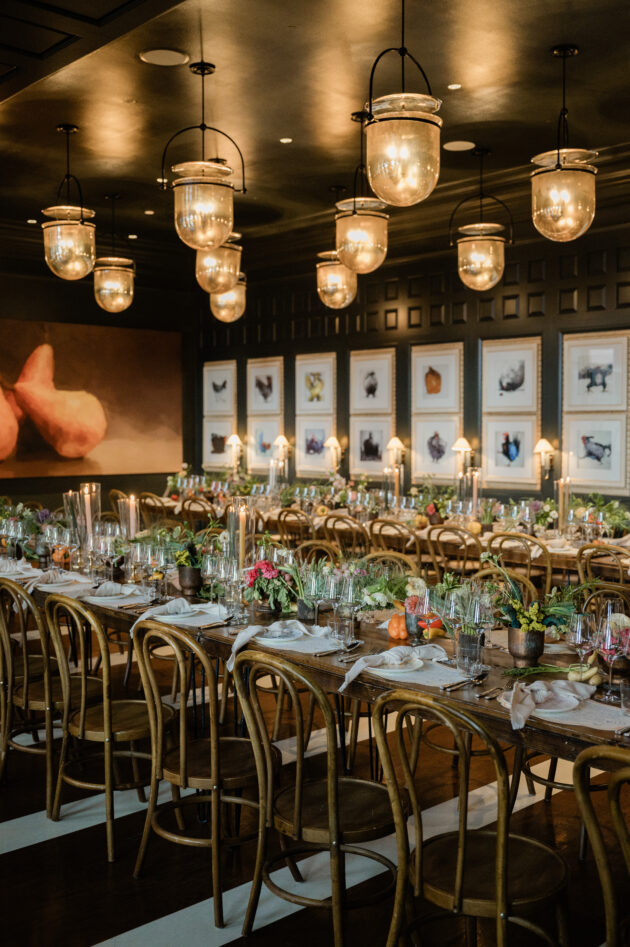 Aspen Food and Wine Weekend - Epicurean Passport Weekend Dinner at the Hotel Jerome. Designed by JWennes Events.